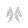 Cercei argint Elegant Bird Design